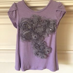 Kiddo by Katie Purple Tee with Flower